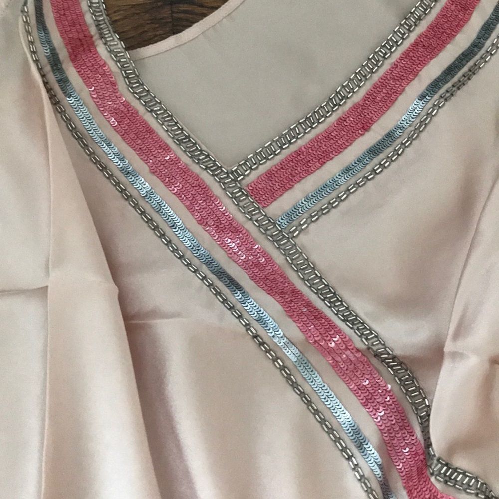 Mint Racerback Silk Top - Picture 4 of 10